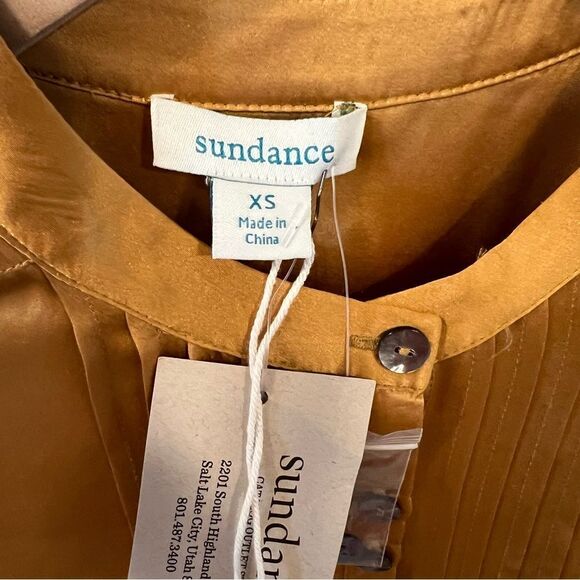 NWT Sundance Delphine Highland Top in Honey | Size XS - Picture 3 of 10
